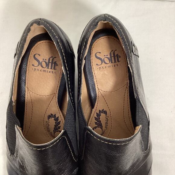 Sofft Premier Women's Leather Slip-on Loafers Comfort Shoes Black Size 8.5 - Picture 4 of 8